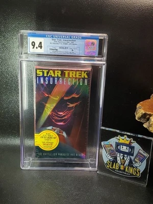 Star Trek Insurrection (VHS-1999) Paramount HV, CGC Graded (9.4-A+) 1st Release! - Image 1 of 4