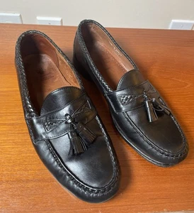 Allen Edmonds Herren Maxfield Quaste Halbschuh Schuhe Größe 11,5 D Schwarz Leder 47711 - Bild 1 von 9