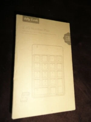 Jelly Comb 2.4G Number Pad NEW NIP NIB Plug & Play X0014VD6GF Black Wireless - Image 1 of 2