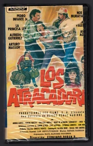 Los ATRACADORES (1988) Mexican Comedy-Caper * La Princesa Lea * EscoMex VHS RARE - Picture 1 of 3
