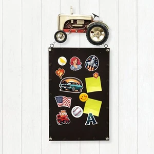 Hanging Iron Tractor Magnetic Note Boards - Picture 1 of 54
