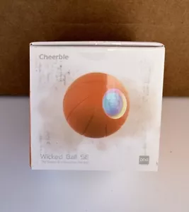 Cheerble Wicked SE Smart Automatic Interactive Dog Toy Ball Orange New - Picture 1 of 5