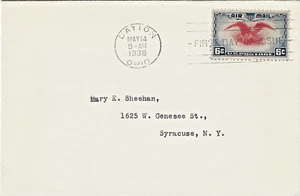 FDC Scott# C23, Dayton Ohio to Syracuse New York - Picture 1 of 2