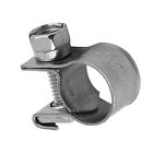 10pcs Stainless Steel Mini Fuel Line Pipe Hose Clamp Clip 6mm‑20mm Optional Size