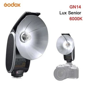 Godox Camera Flash Light Lux Senior GN14 6000K ± 200K 7 Levels Speedlite Trigger - Picture 1 of 10