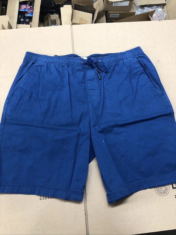 Gap Pull on Shorts Men's XL Blue 98 Cotton 2 Spandex