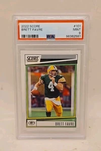 2022 Panini Score Brett Favre #101 PSA MINT 9 - Picture 1 of 2