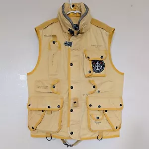 Vintage Polo Ralph Lauren Naval Station Nautical Utility Weste Jacke XL Kapuze - Bild 1 von 23