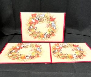 Vintage Hallmark Embossed Bird Cards-New #3243 - Picture 1 of 5