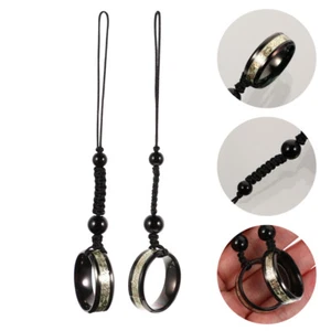 2pcs Key Chains Steel Ring Mobile Phone Lanyards Phone Accessories Phone Lanyard - Photo 1/12