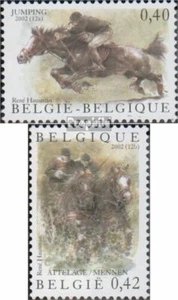 Belgio 3134-3135 (completa Edizione) MNH 2002 Cavalli - Foto 1 di 1