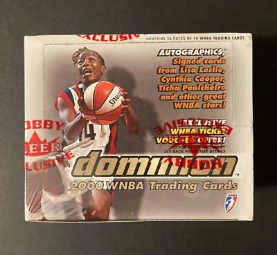 2000 Fleer Dominion WNBA Basketball Factory Sealed Hobby Box- Look for Autos! - Image 1 of 3