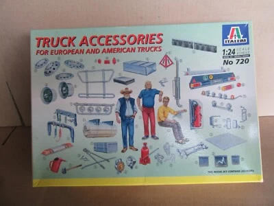 C37 Italeri Rif. 720 Italia Set Completo Camion Accessori Europa & American 1:24 - Immagine 1 di 4