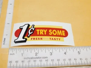 1C Northwestern "Try Some" Vending Machine Sticker V-87 - Picture 1 of 1
