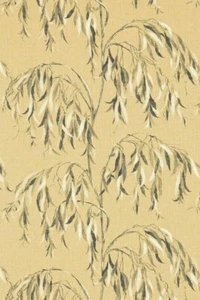 ZOFFANY CURTAIN FABRIC DESIGN Edinbridge 2 METRES PAPYRUS/CHARCOAL LINEN BLEND - Picture 1 of 6