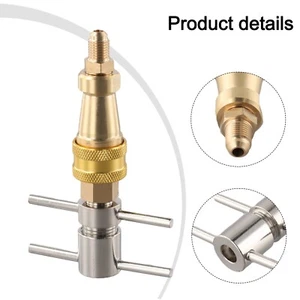 Reliable 14 inch Golden Brass Washer Quick Connect Plug for Refrigerator - Picture 1 of 12