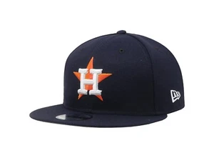 New Era 9Fifty Men's Cap Houston Astros World Series 2017 Navy Blue Snapback Hat - Picture 1 of 5
