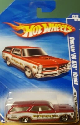 Hot Wheels Custom '66 GTO Wagon HW DEPARTAMENTO DE BOMBEROS con perro en la parte posterior 1:64 Nuevo Foto 1 de 4