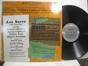Stravinsky Les Noces / Renard, Igor & Chamber Ensemble *Columbia MS 6372 stereo - Imagen 1 de 1
