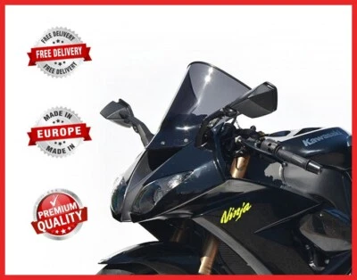 KAWASAKI ZX 10R NINJA 2008-2010 PARE-BRISE RACING SPORT BUBBLE BULLE 5 COULEURS - Photo 1/4