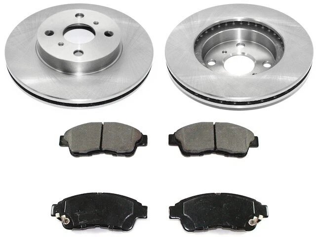 DuraGo 87VD68R Front Brake Pad and Rotor Kit Fits 1993-1997 Geo Prizm - Изображение 1 из 1
