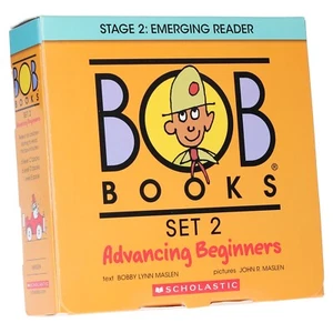Bob Books Set 2: Advancing Beginners (Stage 2: Emerging Reader) 12 Bk -Age 4+-PB - Picture 1 of 6