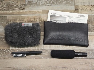 Micrófono condensador Audio Technica AT875R con Rycote Softie! Foto 1 de 4