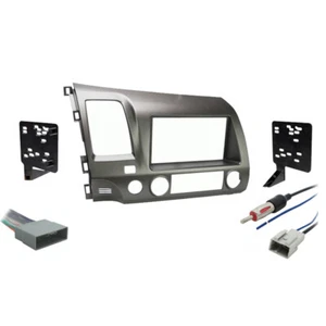 Honda Civic 2009-2011 Single or Double DIN Stereo Radio Install Dash Kit Taupe - Picture 1 of 4