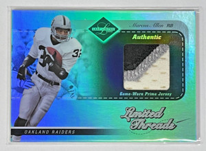 2003 Leaf Limited Threads LT-67 - Marcus Allen Game Worn Jersey /25 Raiders