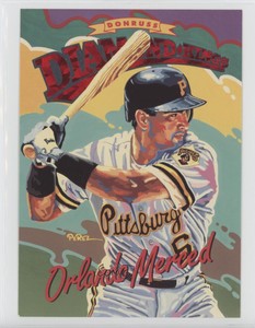 1994 Donruss Box Topper Diamond Kings Jumbo /10000 Orlando Merced #DK-19