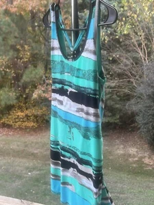 Kenneth Cole Women Size Small Sleeveless Blouse Green Halter Neck Lined Tank Top - Picture 1 of 17