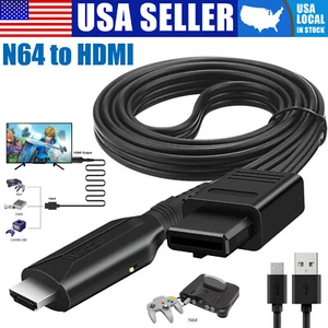 N64 To HDMI Converter HD720P 1080P Game Console Adapter For Nintendo 64/NGC/SNES - Picture 1 of 12
