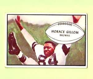 Horace Gillom 1953 Bowman #40 Browns en muy buen estado A698 - Imagen 1 de 2