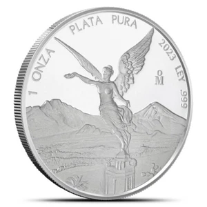 2023 1 Onza MEXICO LIBERTAD 1 oz. Silver Coin, In Vinyl Flip-Free Ship - Picture 1 of 4