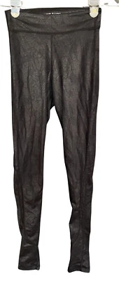 Joes Jeans Faux Leather Leggings Womens Size XS Black Shine Elegant - Image 1 of 4