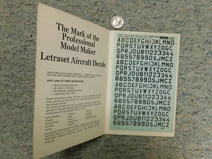 Letraset decals Dry transfers 1/72 M2 Luftwaffe squad codes letters numbers G132 - Picture 1 of 1