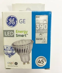 GE 6W (50W EQI) 240V LED DIAMMABLE GU10 35D 3000K 98723 - Picture 1 of 7