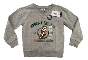 Tommy Bahama Kids Sweatshirt Boys Sz 5/6 Running Graphic Fleece Lined Sports NWT - Picture 1 of 8
