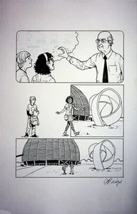 JEFF WEIGEL Signed SMASH! Hadron Collider Hand Inked Interior Page #JW - Picture 1 of 2