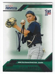 STEVE BARON SEATTLE MARINERS SIGNED CARD ST LOUIS CARDINALS PITTSBURGH PIRATES - Picture 1 of 1