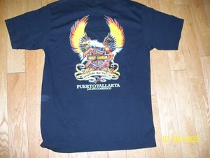 Camiseta Harley Davidson Puerto Vallarta México Vintage Talla Mediana - Imagen 1 de 2