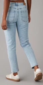 American Eagle STRIGID Size 4 Long Super High Mom Waist Stretch Skinny Jeans - Picture 1 of 10