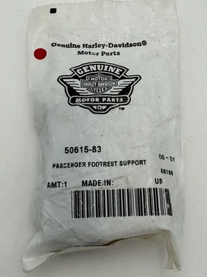 Harley Davidson Sportster 883 1200 Black Rear Passenger Footpeg Footrest Bracket - Image 1 of 4