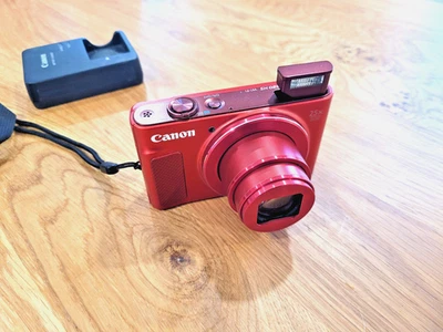 Canon SX620 HS Red 20.2MP Digital Camera–25x Zoom, Wi-Fi, Full HD–Tested/Mint - Image 1 of 4