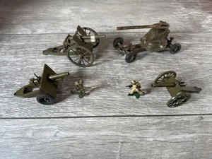 VTG Britains Ltd Heavy Military Field Artillery Gun Rotating Canon  England - Picture 1 of 17