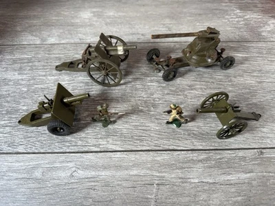 VTG Britains Ltd Heavy Military Field Artillery Gun Rotating Canon  England - Image 1 of 4
