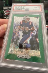2024 Joe Milton Deca FOTL Prizm Green Shimmer 10/12 PSA 10 - Picture 1 of 2