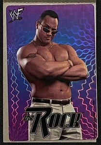 Vtg 1999 WWF WWE Attitude Era The ROCK Vending Machine Prism Sticker #1 - Picture 1 of 2