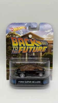 HOT WHEELS 2014 RETRO ENTERTAIMENT "BACK TO THE FUTURE" FORD SUPER DELUXE   1/64 - Image 1 of 4