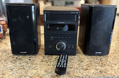 Sharp XL-BH250 Micro Component System 5 Disc CD Changer Radio Bluetooth USB EUC - Image 1 of 4